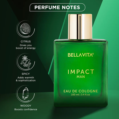 Bella Vita Luxury IMPACT MAN Eau De Cologne Perfume