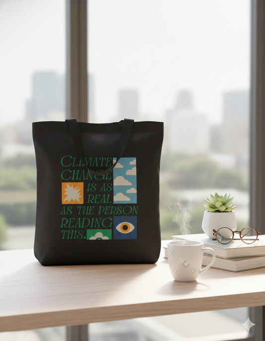 Tote CLIMATE CHANGE Bag Zipper