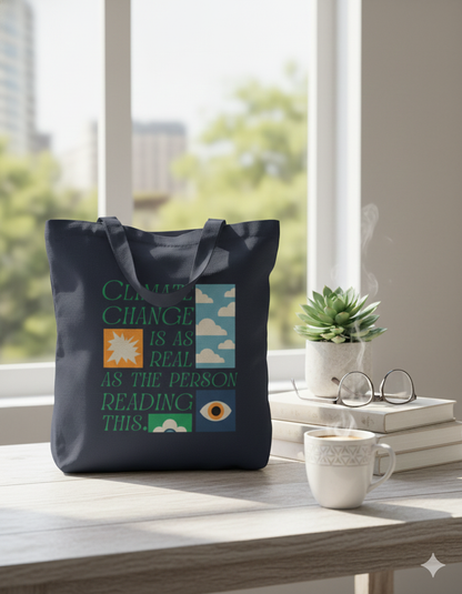 Tote CLIMATE CHANGE Bag Zipper